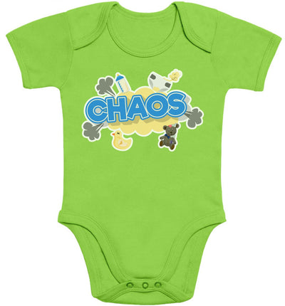 Chaos - Lustiger Spruch für Babies Baby Body Kurzarm-Body