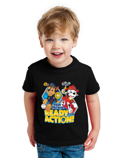 Paw Patrol - Ready for Action Chase und Marshall Kinder Jungen T-Shirt